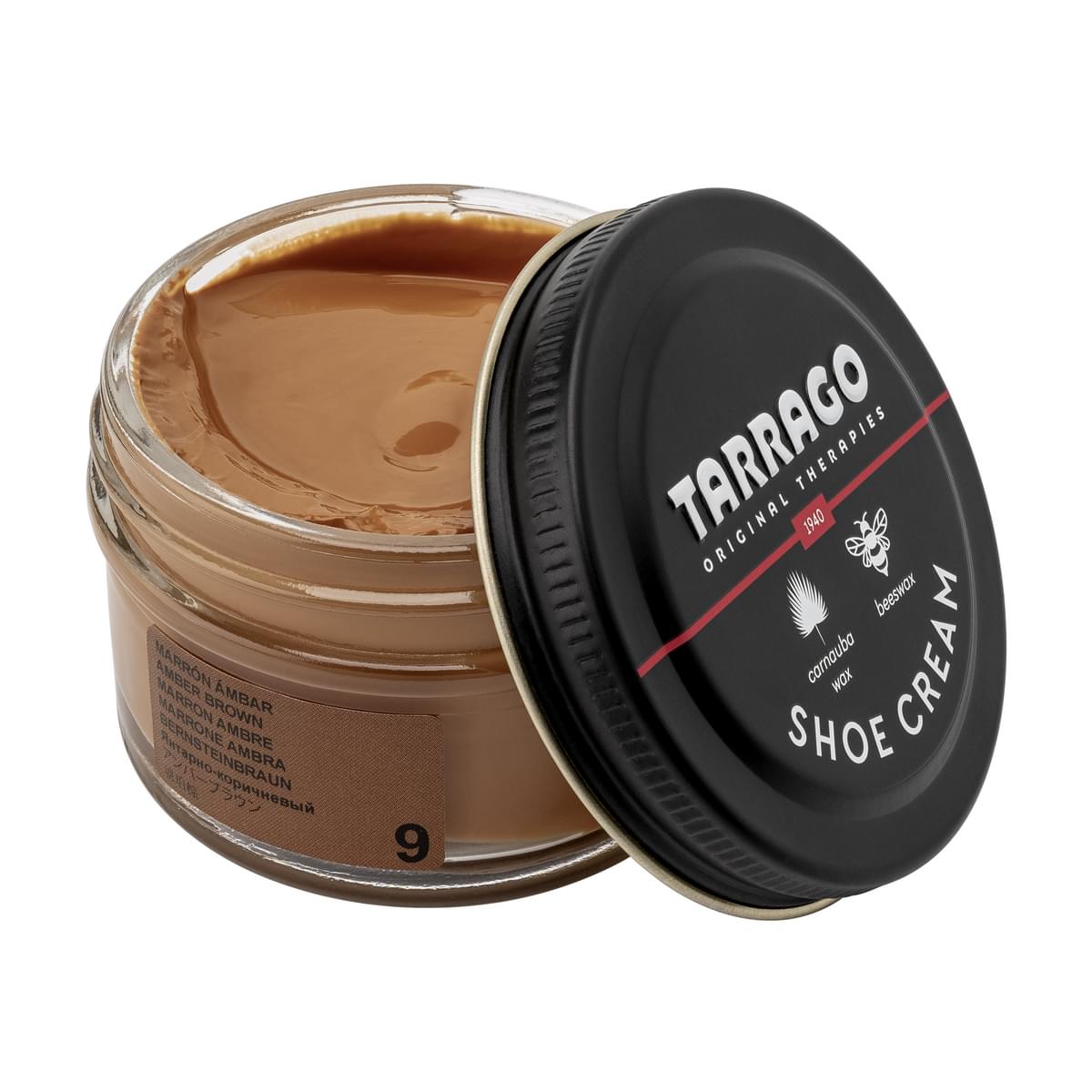 Tarrago Shoe Cream - Amber Brown - 9