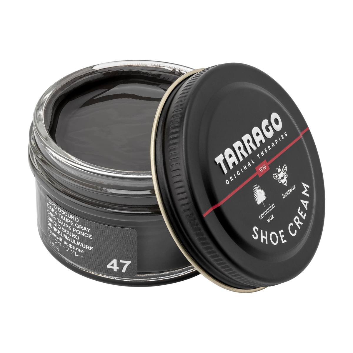 Tarrago Shoe Cream - Dark Taupe Gray - 47