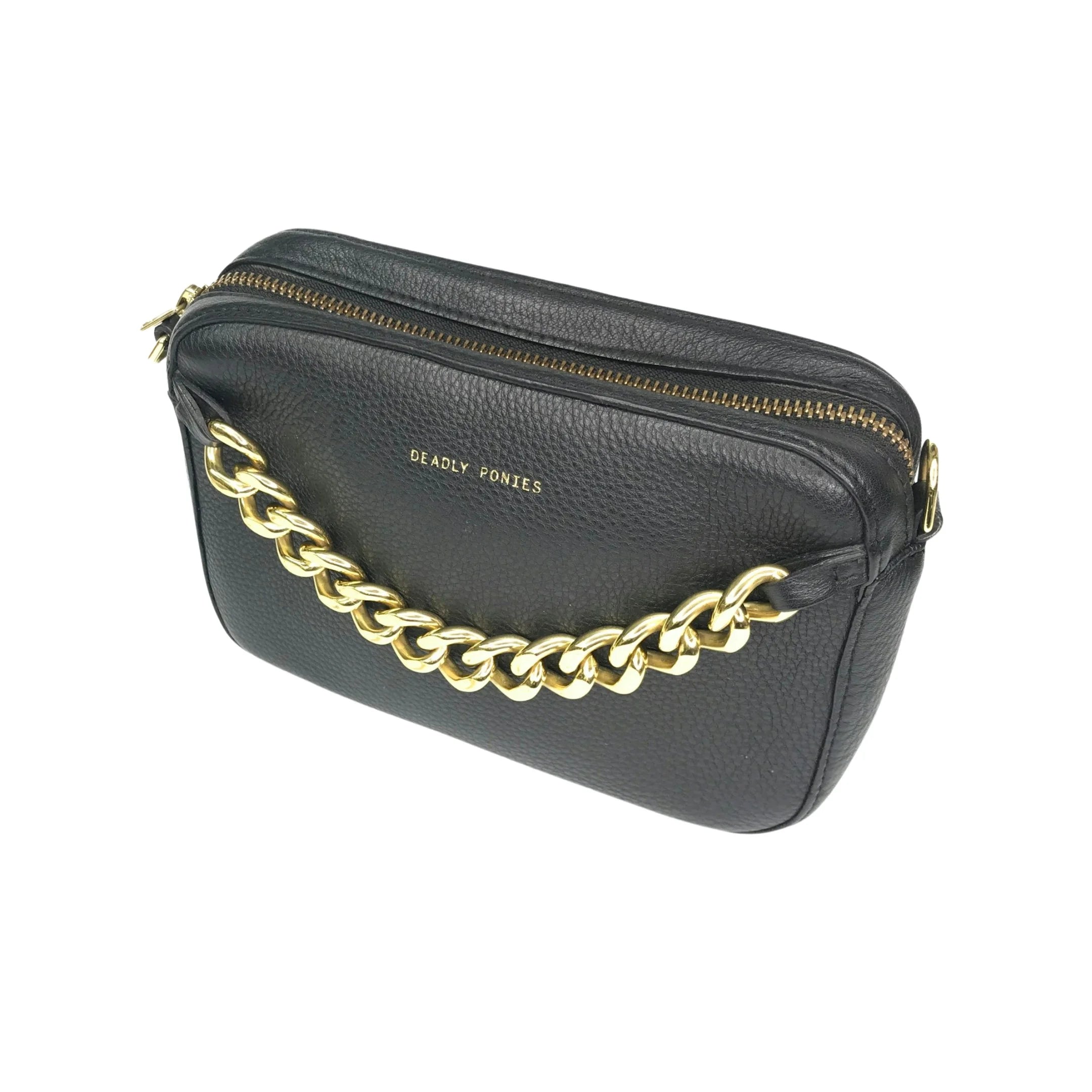 black-deadly-ponies-bag-repair-condition