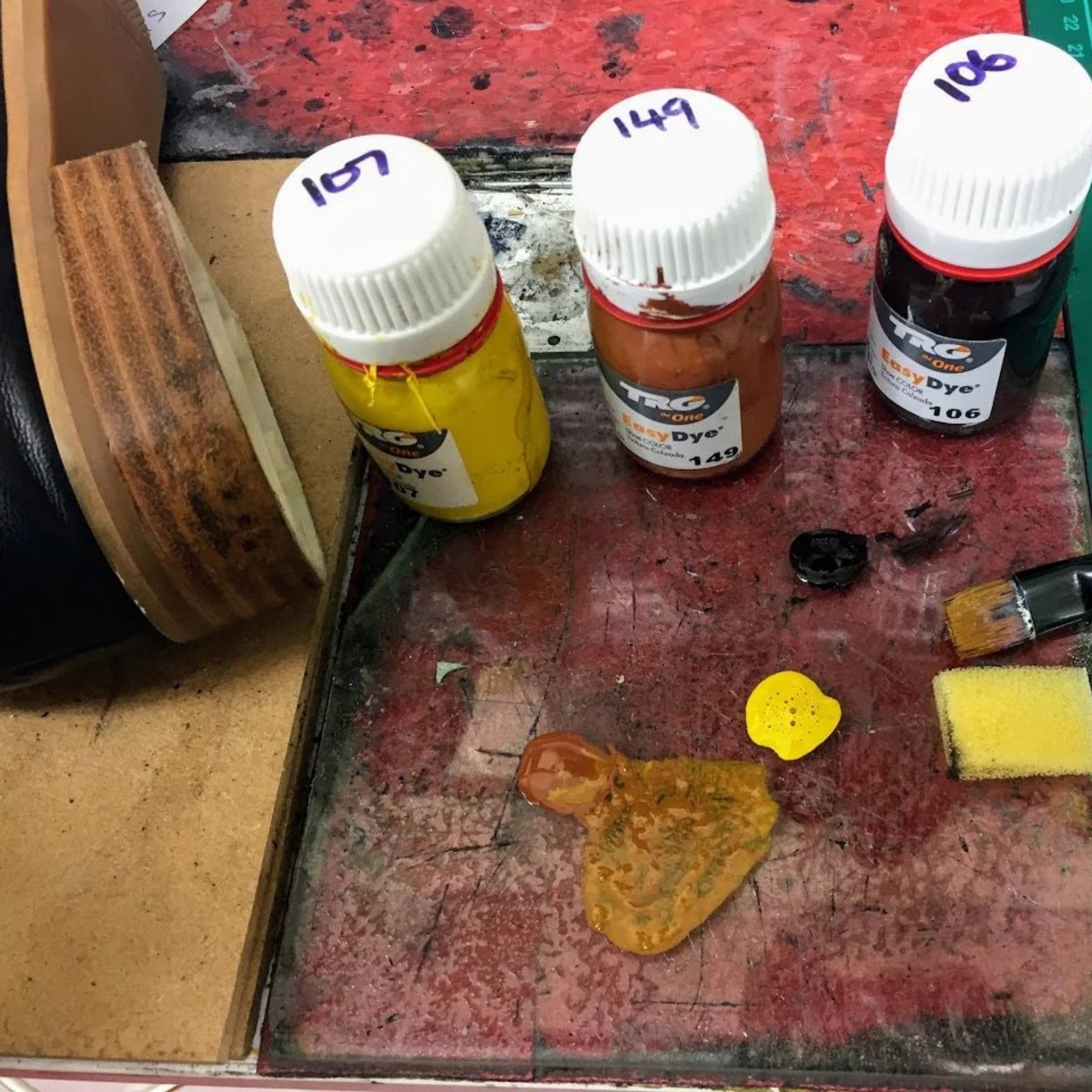 Heel block surface restoration