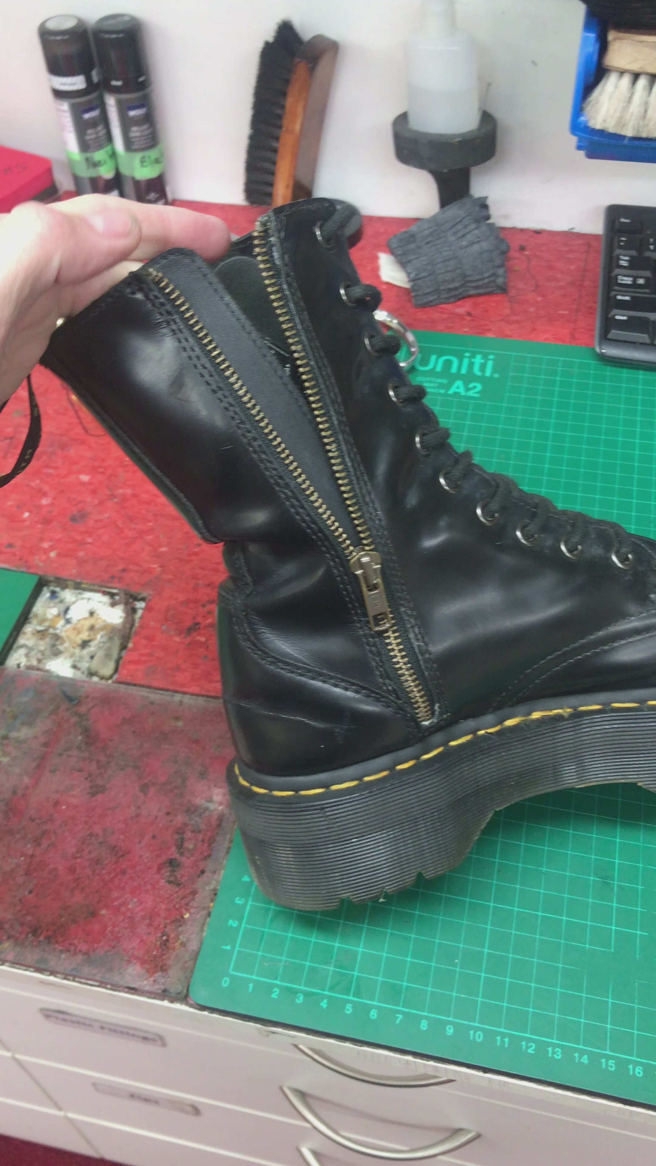 Dr Marten Zip Repair