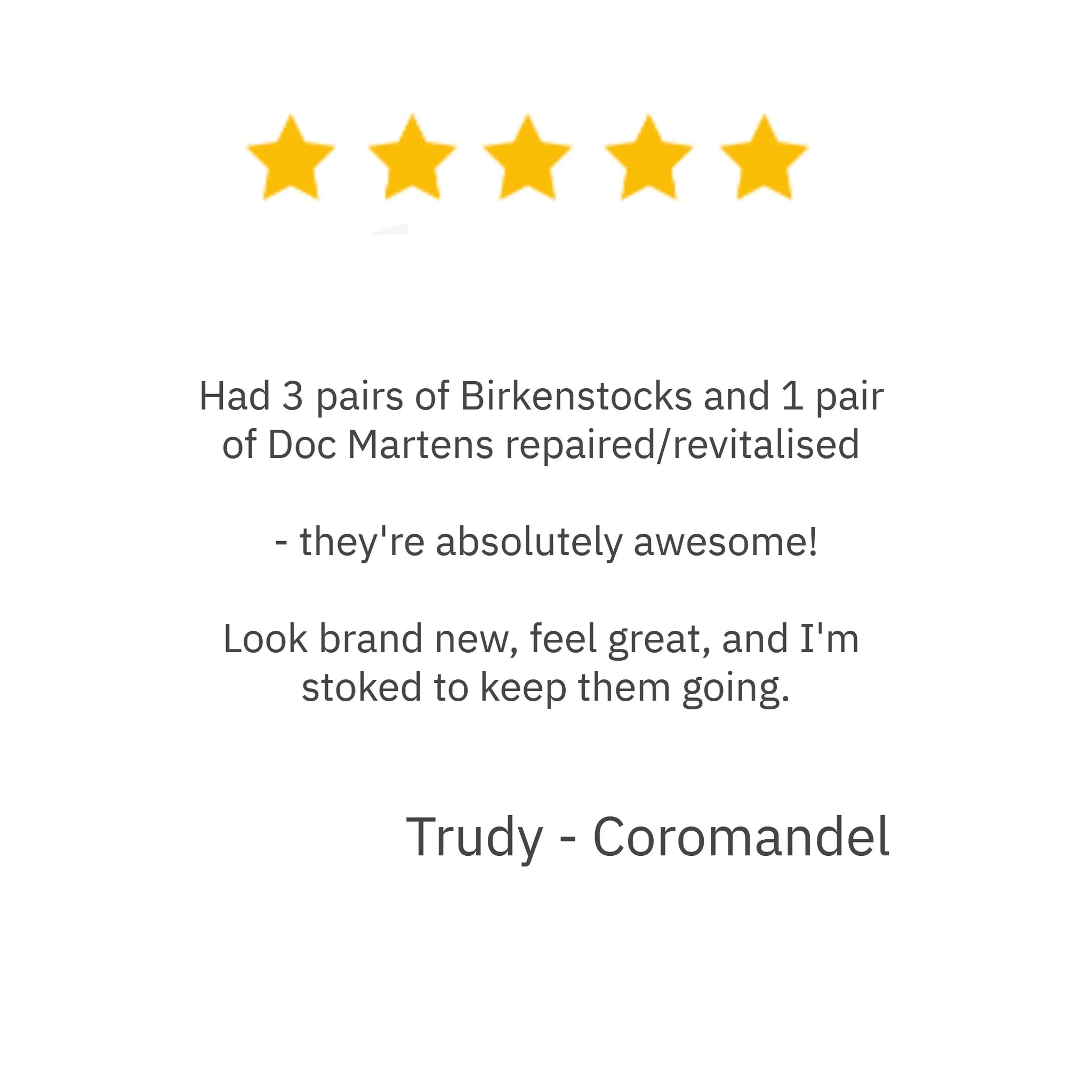 Birkenstock Resole and Repair