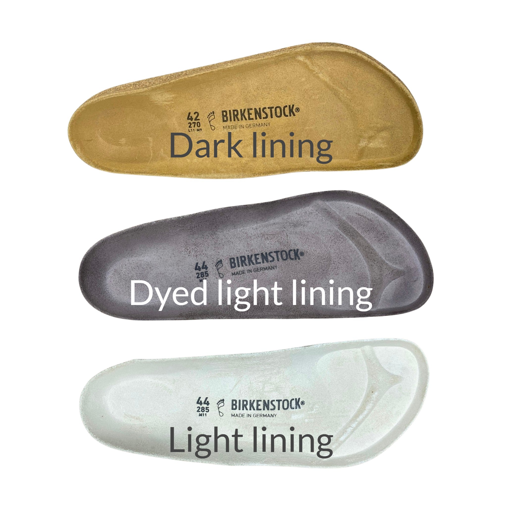 Birkenstock Resole and new Cork Footbeds