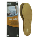 Replacement Leather insole with thin foam backing