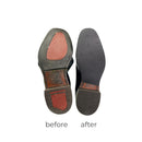 bottom-view-of-rm-williams-boots-showing-old-sole-with-split-and-new-dynamic-flex-sole-after-repair