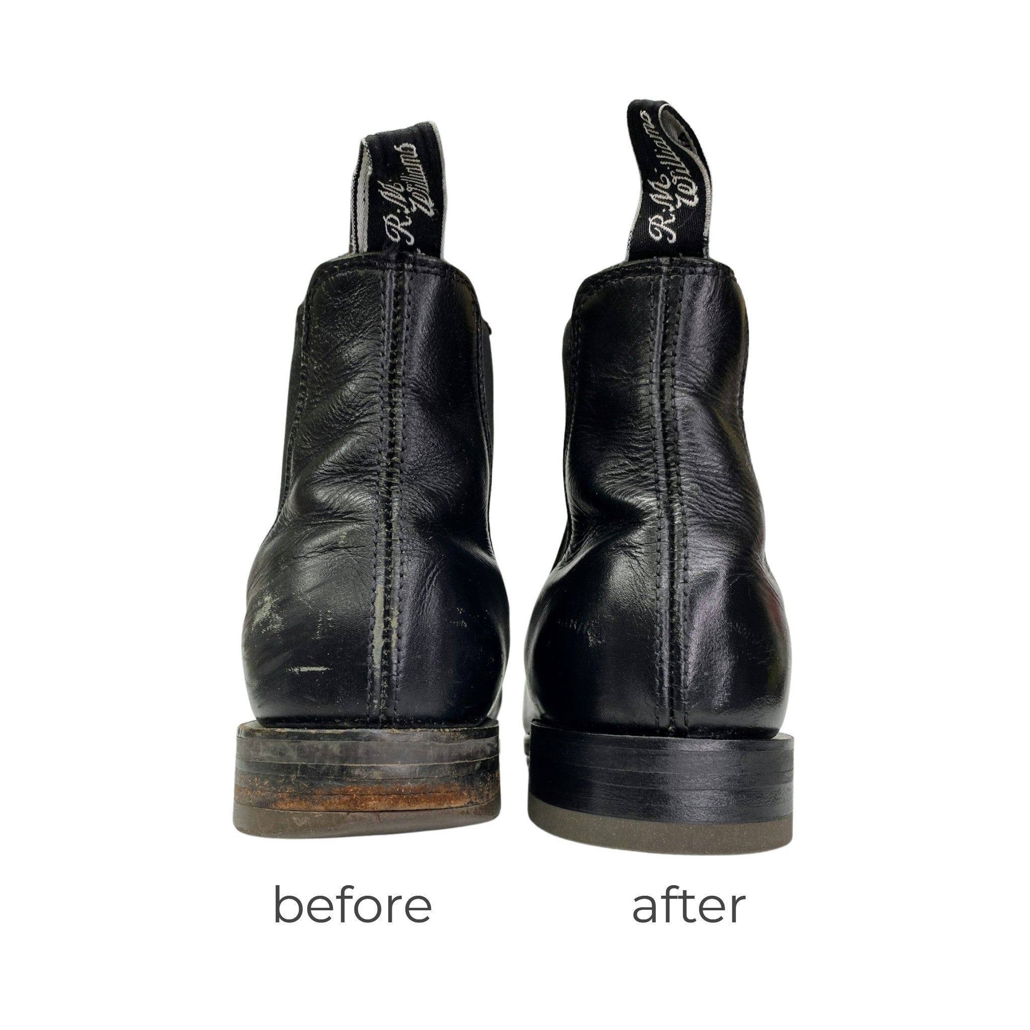 Resole Dynamic Flex RM Williams – Shane's Shoe Repairs