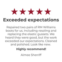 five-star-customer-review-for-rm-williams-dynamic-flex-resole-titled-exceeded-expectations