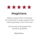 five-star-customer-review-for-rm-williams-dynamic-flex-resole-titled-magicians