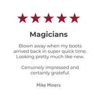 five-star-customer-review-for-rm-williams-dynamic-flex-resole-titled-magicians
