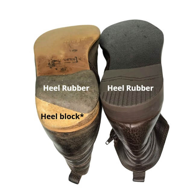 Shoe Repairs Cost To Re Heel Boots Women's Boots Rubber Half Sole